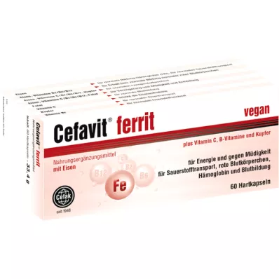 CEFAVIT ferrit kemény kapszula, 60 db