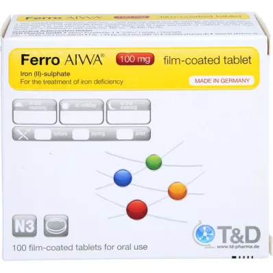 FERRO AIWA 100 mg filmtabletta, 100 db