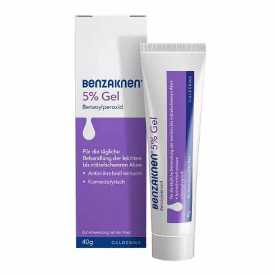 BENZAKNEN 5%-os gél, 40 g