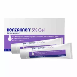 BENZAKNEN 5%-os gél, 2X40 g