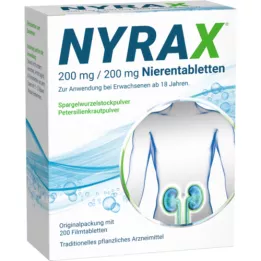 NYRAX 200 mg/200 mg vesetabletta, 200 db