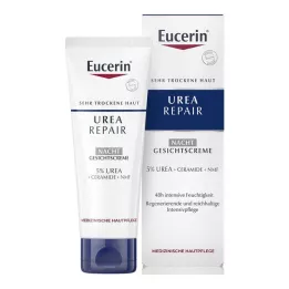 EUCERIN UreaRepair 5%-os éjszakai arckrém, 50 ml