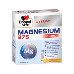 DOPPELHERZ Magnézium 375 folyadék rendszer Trinkamp., 30 db