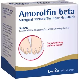 AMOROLFIN hatóanyagot tartalmazó béta 50 mg/ml körömlakk, 5 ml