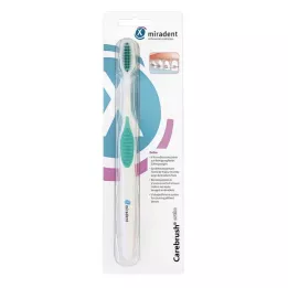 MIRADENT Carebrush ortho fogkefe fehér/zöld, 1 db