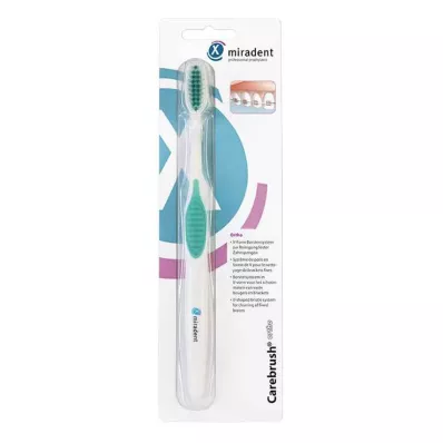 Miradent Carebrush orto fogkefe fehér / zöld, 1 db Miradent Carebrush orto fogkefe fehér / zöld, 1 db