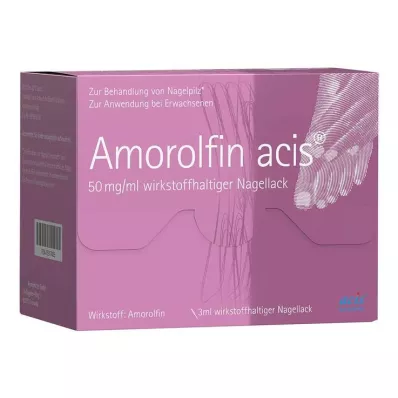 Amorolfin acis® 50 mg/ml aktív körömlakk, 3 ml Amorolfin acis® 50 mg/ml aktív körömlakk, 3 ml