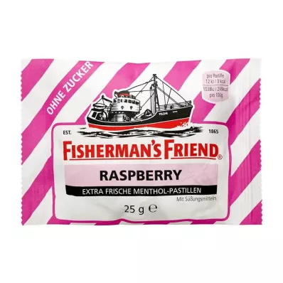 FISHERMANS FRIEND Málna cukorpasztillák nélkül, 25 g