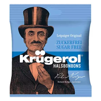 Krügerol torokcukor cukormentes, 50 g Krügerol torokcukor cukormentes, 50 g