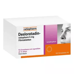 DESLORATADIN-ratiopharm 5 mg filmtabletta, 100 db