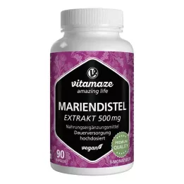 MARIENDISTEL 500 mg kivonat magas dózisú vegán Kps., 90 db