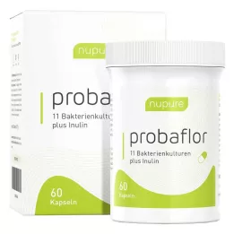 NUPURE probaflor Probiotikumok a bélrendszer helyreállításáért Kps, 60 db