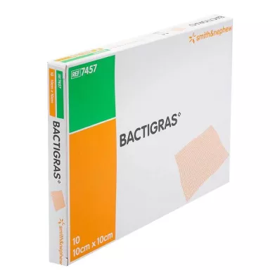 Bactigras fertőtlenítő paraffin géz 10x10 cm, 10 db Bactigras fertőtlenítő paraffin géz 10x10 cm, 10 db