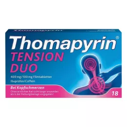 THOMAPYRIN TENSION DUO 400 mg/100 mg filmtabletta, 18 db