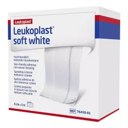LEUKOPLAST puha fehér gipsz 6 cm x5 m tekercs, 1 db