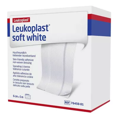 LEUKOPLAST puha fehér gipsz 6 cm x5 m tekercs, 1 db LEUKOPLAST puha fehér gipsz 6 cm x5 m tekercs, 1 db