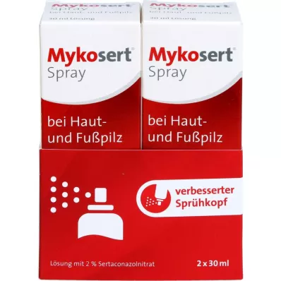 MYKOSERT Spray bőr- és lábgomba ellen, 2X30 ml