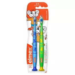 ELMEX Gyermek fogkefe Duo Pack, 2 db