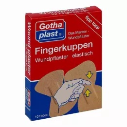 GOTHAPLAST Rugalmas ujjbegy sebtapasz, 2 méret, 10 db
