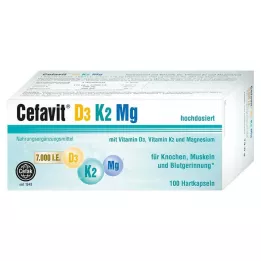 CEFAVIT D3 K2 Mg 7000 NE kemény kapszula, 100 db