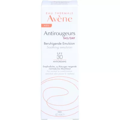 AVENE Antirougeurs nappali nyugtató emulzió SPF 30, 40 ml