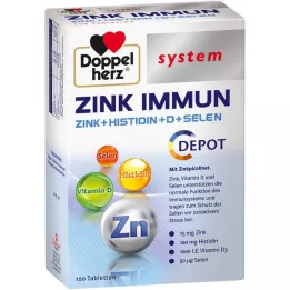 DOPPELHERZ Cink Immune Depot rendszerű tabletta, 100 db