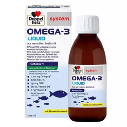 DOPPELHERZ Omega-3 folyékony rendszer, 150 ml
