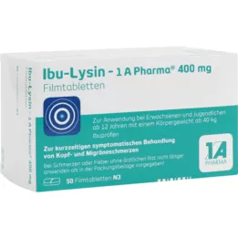 IBU-LYSIN 1A Pharma 400 mg filmtabletta, 50 db kapszula