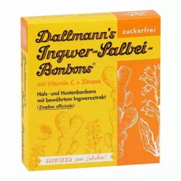 DALLMANNS gyömbéres zsályás cukorka, 37 g