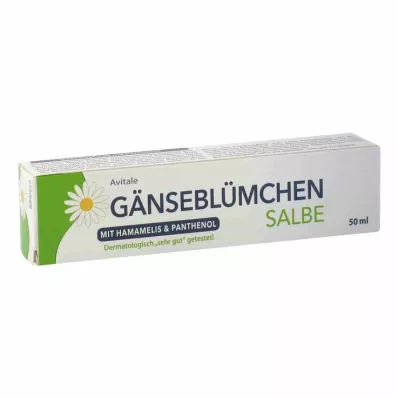 GÄNSEBLÜMCHEN Boszorkánymogyorós kenőcs &amp; Panthenol, 50 ml