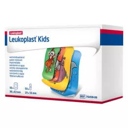 LEUKOPLAST gyerekcsíkok 38x63mm/19x56mm egyenként 50 db, 100 db
