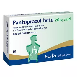 PANTOPRAZOL béta 20 mg savas bélsavas tabletta, 10 db