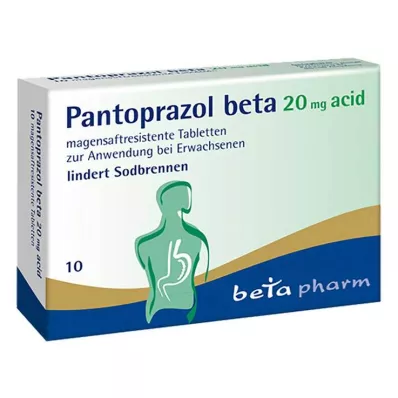 PANTOPRAZOL béta 20 mg savas bélsavas tabletta, 10 db PANTOPRAZOL béta 20 mg savas bélsavas tabletta, 10 db