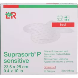 SUPRASORB P érzékeny PU-Schaumv.sarok bor.23,5x25, 10 db