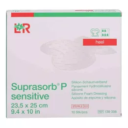 SUPRASORB P érzékeny PU-Schaumv.sarok bor.23,5x25, 10 db