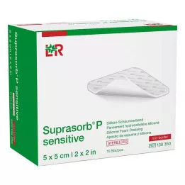 SUPRASORB P érzékeny PU-Foam v.non-bor.5x5cm, 10 db