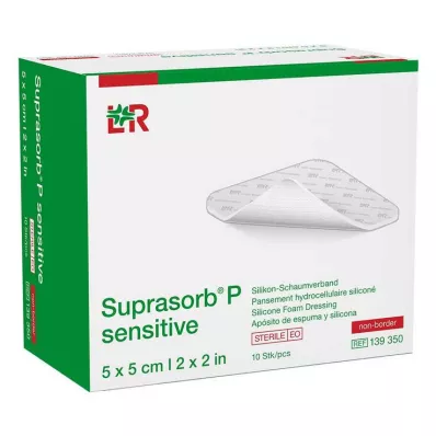 Suprasorb P szenzitív PU-hab nem bór 5x5cm, 10 db