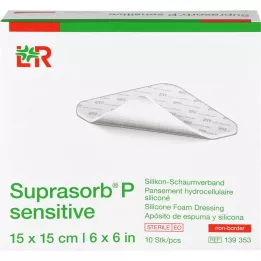 SUPRASORB P érzékeny PU-Foam v.non-bor.15x15cm, 10 db