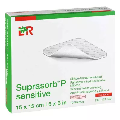 Suprasorb P szenzitív PU-hab nem bór 15x15cm, 10 db