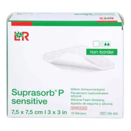 SUPRASORB P érzékeny PU-Hab v.non-bor.7,5x7,5, 10 db
