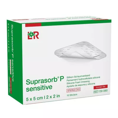 Suprasorb P szenzitív PU-Schaumv.bor.lite 5x5cm, 10 db Suprasorb P szenzitív PU-Schaumv.bor.lite 5x5cm, 10 db