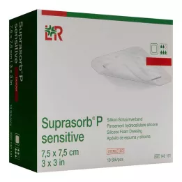 SUPRASORB P érzékeny PU-Schaumv.bor.lite 7,5x7,5, 10 db