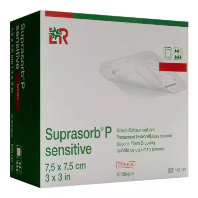 Suprasorb P szenzitív PU-Schaumv.bor.lite 7,5x7,5, 10 db Suprasorb P szenzitív PU-Schaumv.bor.lite 7,5x7,5, 10 db