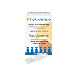 HYLOVIS lipo szemcsepp egyadagos pipetták, 30X0.4 ml