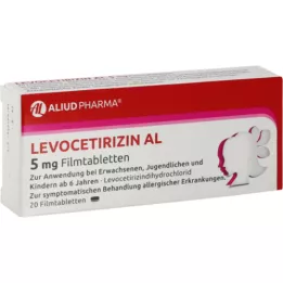 LEVOCETIRIZIN AL 5 mg filmtabletta, 20 db
