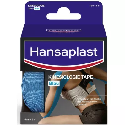 HANSAPLAST Sport kineziológiai szalag 5 cmx5 m kék, 1 db