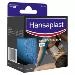HANSAPLAST Sport kineziológiai szalag 5 cmx5 m kék, 1 db