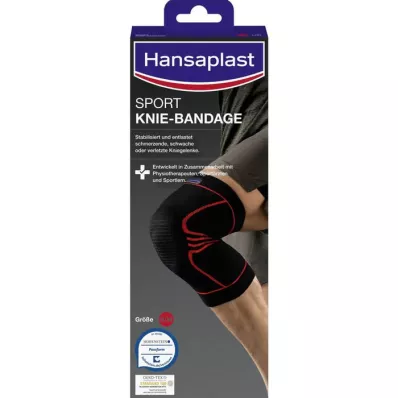 HANSAPLAST Sport térdkötő M-es méret, 1 db