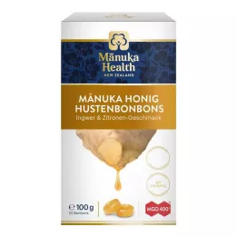 MANUKA HEALTH MGO 400+ gyömbér-citrom cukorkák, 100 g