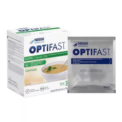 Optifast zöldségleves por, 8X55 g